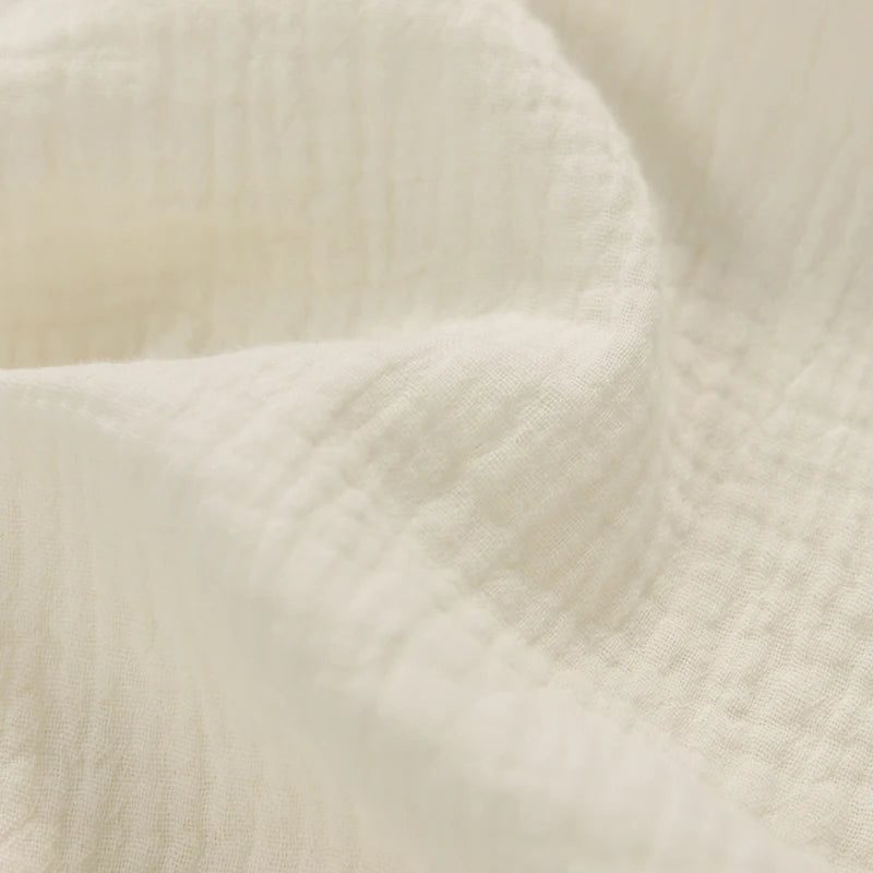 Loose-Fit V-Neck Cotton Gauze T-Shirt